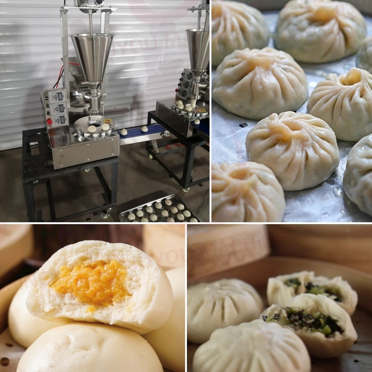 Automatic Bun Making Machine Small Steamed Stuffed Baozi Momo Making Machine Nepal Momo Maker