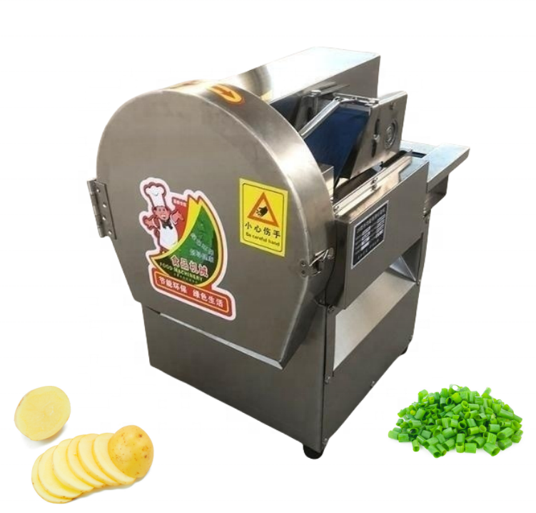 JUYOU Electric Scallion Dicer Shredder Cucumber Fruit Slicing Machine Bell Pepper Cube Julienne Cutter