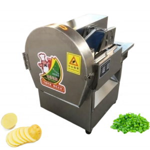 JUYOU Electric Scallion Dicer Shredder Cucumber Fruit Slicing Machine Bell Pepper Cube Julienne Cutter