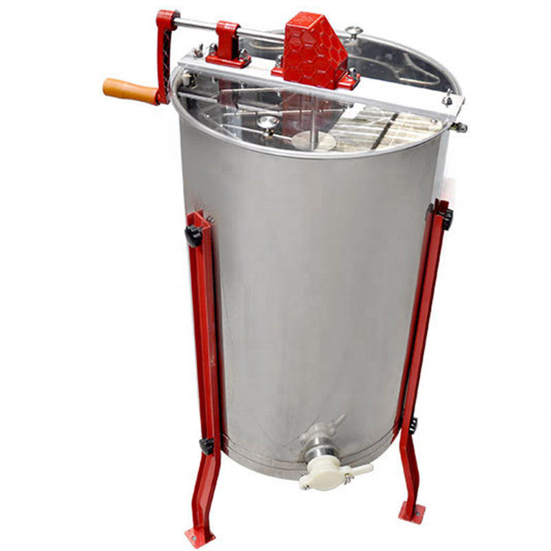 Used Vevor Electric 4 Frame Stainless Ste Universal Valva for Honey Vertical Valves Layens Wax Melting Pot Honey Extractor