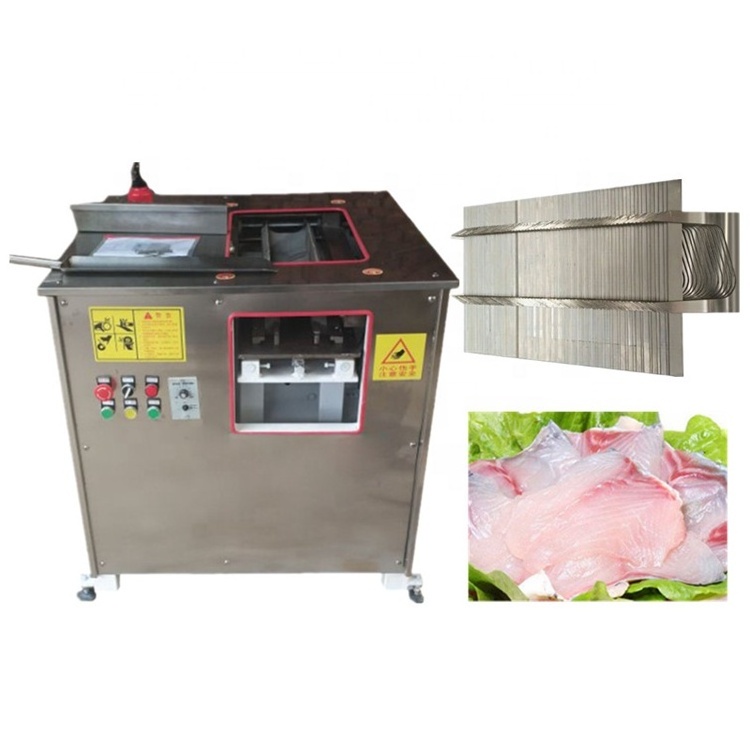 JUYOU fish thin fillet cutting machine with good quality Fresh fish fillet making machine fish fillet cutting splitting machine