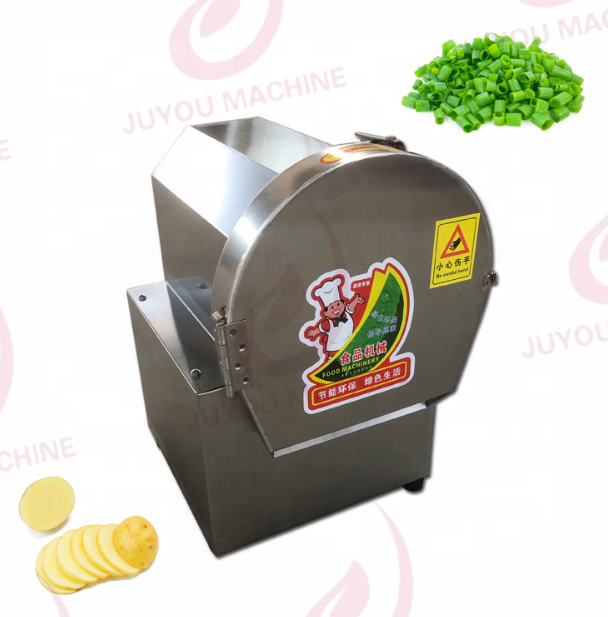 JUYOU Small Electric Scallion Dicing Machine Vegetable Slicer Cutter Onion Chopper Cutting Dicer