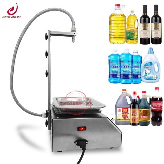 30 g-10 kg Pneumatic Volumetric Soft Drink Hand Soap Gel Oil Water Juice Honey Cream Paste Filling Machine