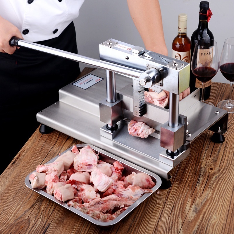 manual bone cutting machine Pig feet cutting machine bone chopper