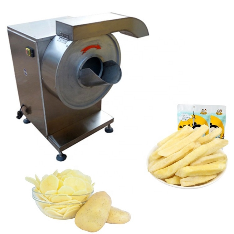 High capacity  industrial potato chips making cutter machine potato chips cutting machine