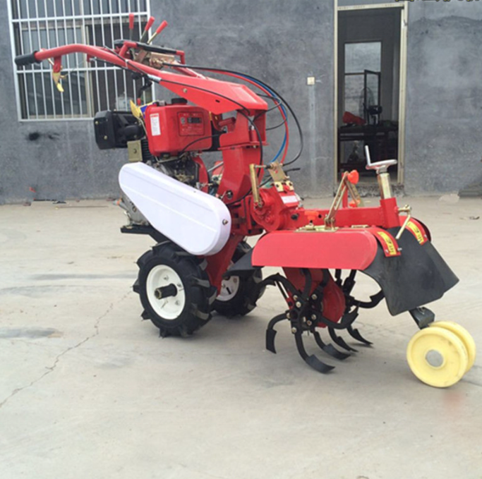 Agricultural Use Cultivator Machinery Farm Tiller Hand Push Small Ploughing Machine