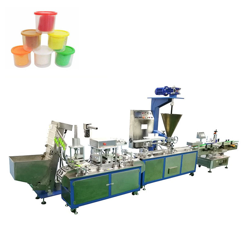 Kids Plasticine Cup Filling Play dough Extrusion Modeling Clay Rounding Play Dough Packing Machine