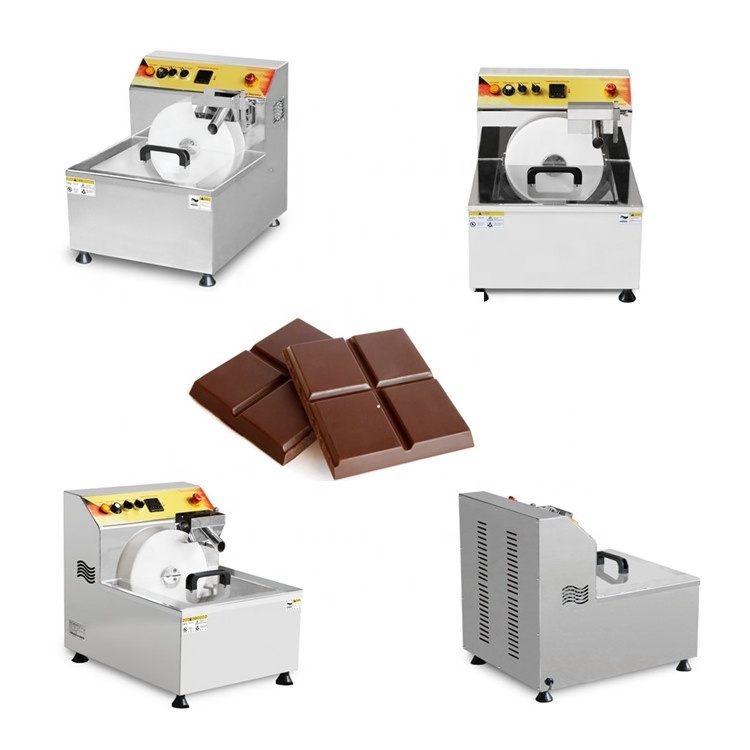 JUYOU Commercial tempering chocolate Stainless Steel Automatic Home continuous Chocolate Tempering Machine 8kg chocolate machine