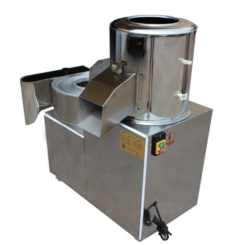 Commercial automatic potato washing peeling machine potato peeler potato chips cutting machine