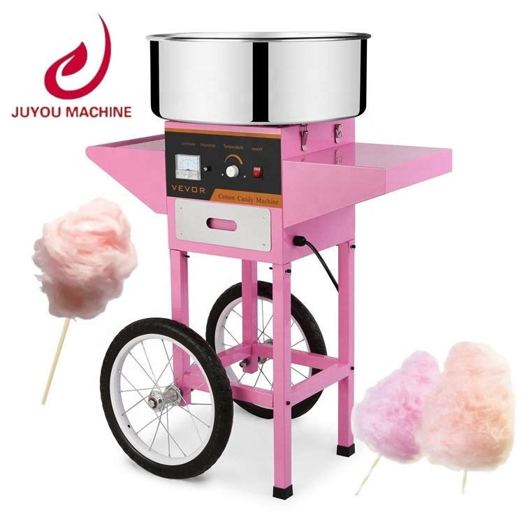 Cotton candy machine maker commercial automatic electric cotton candy vending machine cotton candy floss machine