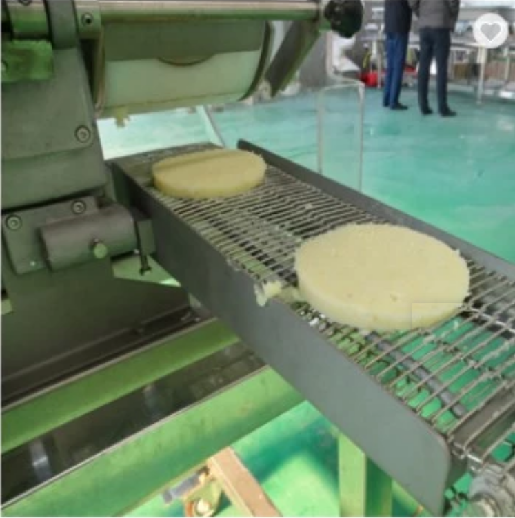 Burger Patties and Chicken nuggets forming machine production line and fast food machine