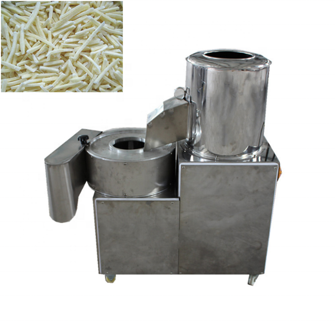 Electric Potato chips stick cutting slicing machine industrial potato carrot peeling cleaning machine