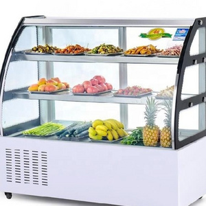 meat display refrigerator showcase for supermarket and butchers  deli case supermarket refrigerator showcase curved glass serve