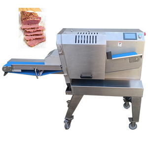 Hot Sale Meat Cutting Machine Fried Chicken Breast Cutter Roast Beef Slicer Cooked Meat Slicing Machine