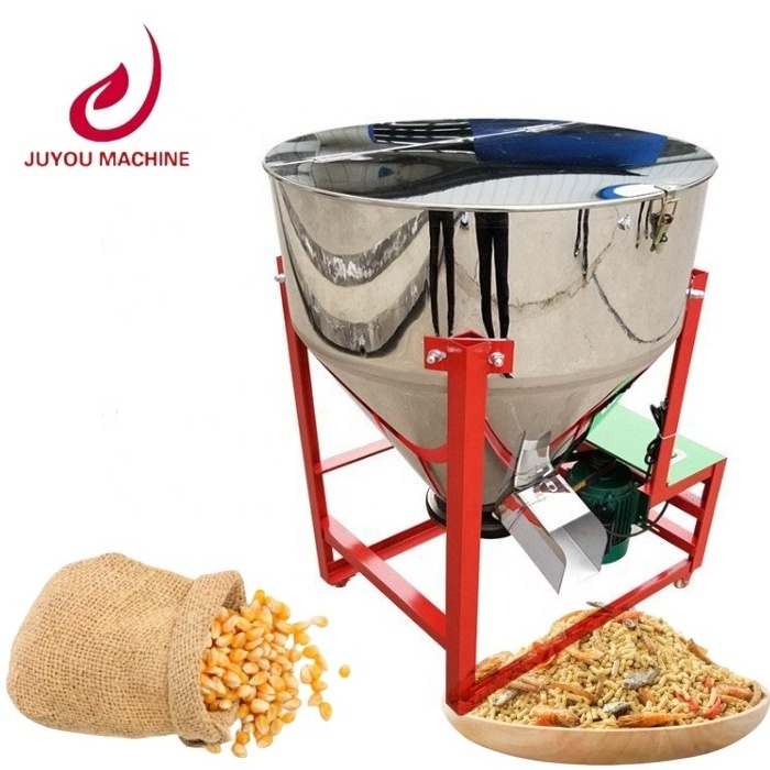 JUYOU Hot Sales Chicken feed mixer machine fish feed mixer machine seed dressing machine Multifunctional powder mixer