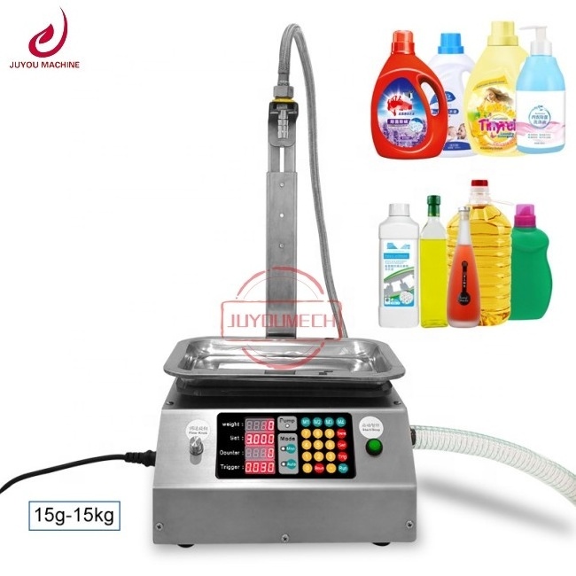 30 g-10 kg Pneumatic Volumetric Soft Drink Hand Soap Gel Oil Water Juice Honey Cream Paste Filling Machine