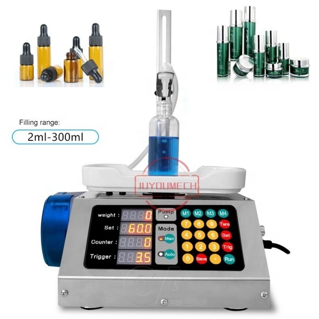 JUYOU liquid filling machine Manual stainless steel liquid oil yogurt milk cosmetic small filling machine