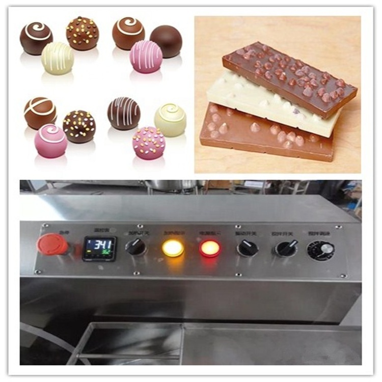 JUYOU CE Approved Machine To Make Chocolate / Small Chocolate Moulding Machine / Chocolate Tempering Machine