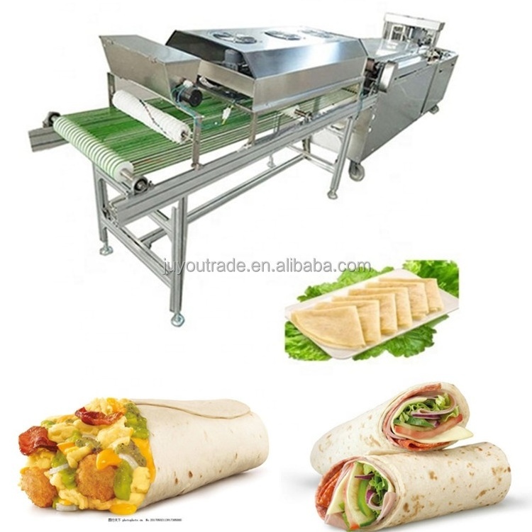 Factory supply automatic Tortilla Wraps Pita Bread Arabic bread tortilla naan bread Making Production Line