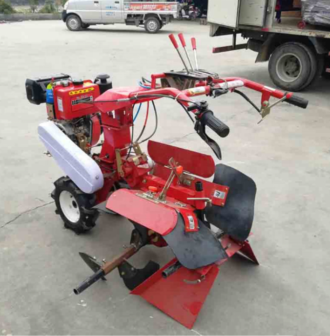 Agricultural Use Cultivator Machinery Farm Tiller Hand Push Small Ploughing Machine