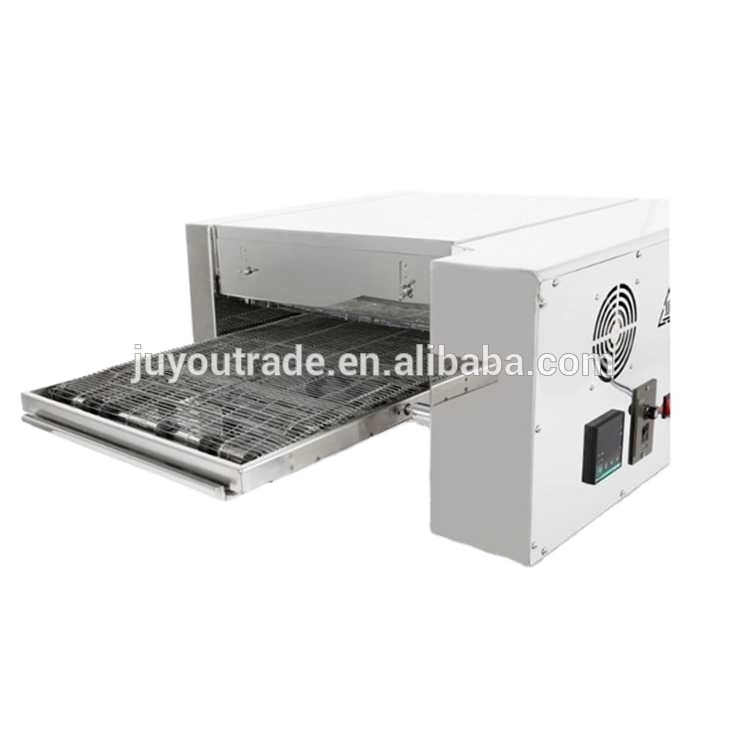 9 trays industrial portable conveyor commercial electric toasters gas deck cake pizza oven wood fire bread baking machine