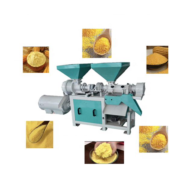 Automatic Corn Grits Making Machine Maize Flour Mill With High Efficiency