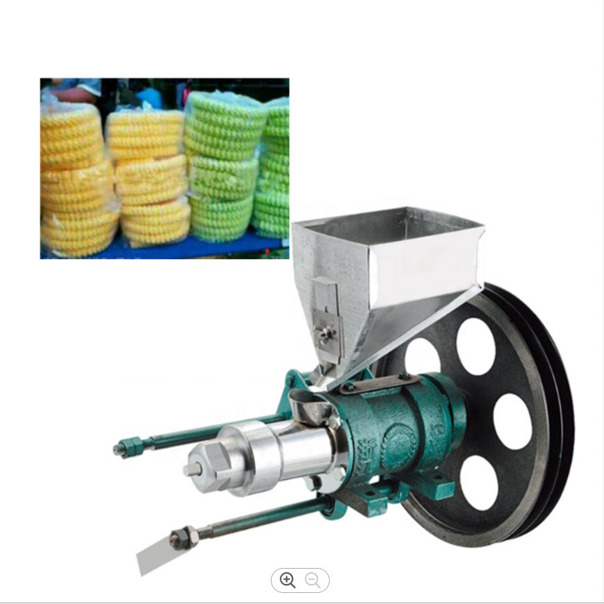 corn maize puff snack extruder machine/7 shapes corn sticks extruder / rice puff machine without frame diesel engine