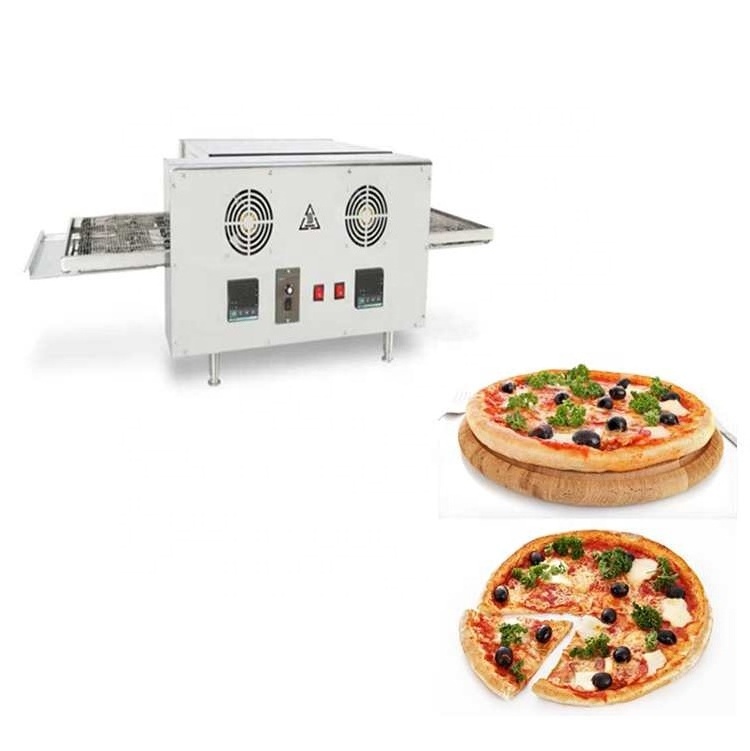 9 trays industrial portable conveyor commercial electric toasters gas deck cake pizza oven wood fire bread baking machine