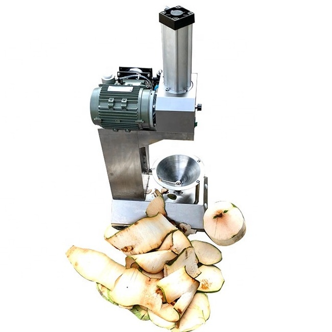 Automatic Skin Trimming Peeler Young Tender Green Coconut Peeling Machine