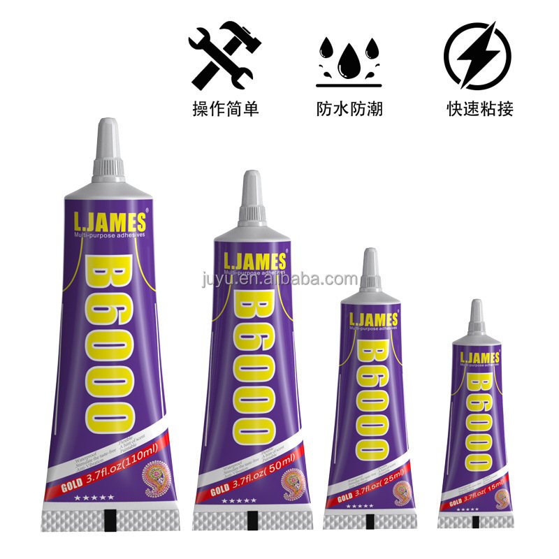 Best B6000 Cell Phone Repair Jewelry Glue With Precision Applicator Tip - 110ml 50ml  25ml 15ml 3ml B7000 Glue