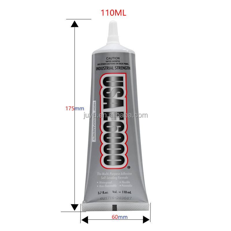 Factory E6000 Clear Contact Adhesive With Precision Applicator Tip - 110ml 50ml 15ml E6000 Glue Adhesive