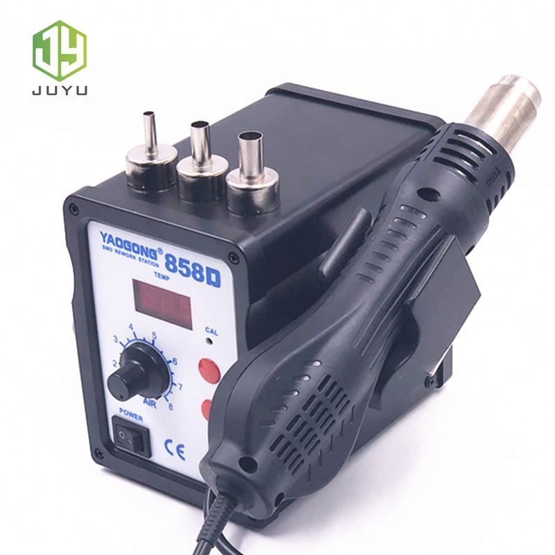 heat hot air soldering blower gun with helical wind rework station