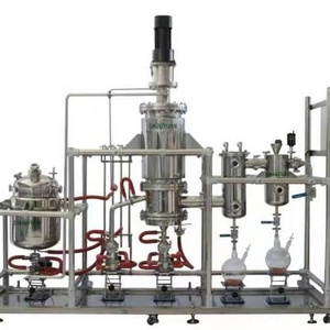 High quality  Stainless steel wiped film molecular distillation system for crude oil