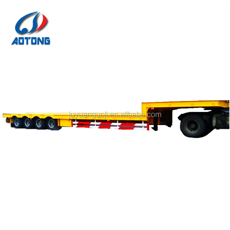 Heavy duty 3 rows 6 axles low bed trailer low loader excavator trailer 100tons lowboy semi trailer