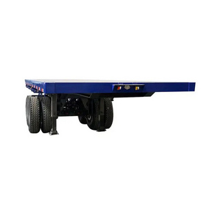 4 axles 20 40 48 53 feet trailer for container transport with high bed container chassis