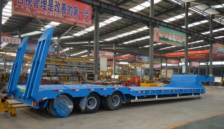 Multi Axles Lowbed Mafi Truck Trailer (Roll Trailer For Heavy Machines) lowboy semi truck trailers with detachable sidewall