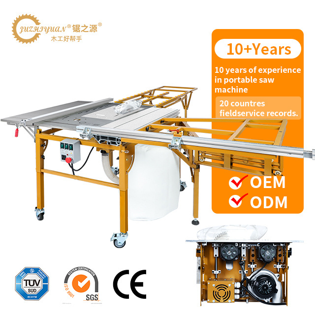 portable sawmill wood saw machines band saw  machine plywood  Mini panel saw JT-9BX with portable furniture