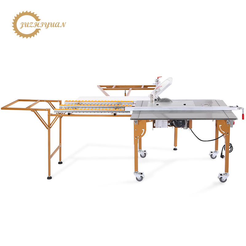 JT-9B portable folding woodworking table saw mobile tablesaw sawmill portable horizontal table saw for woodworking