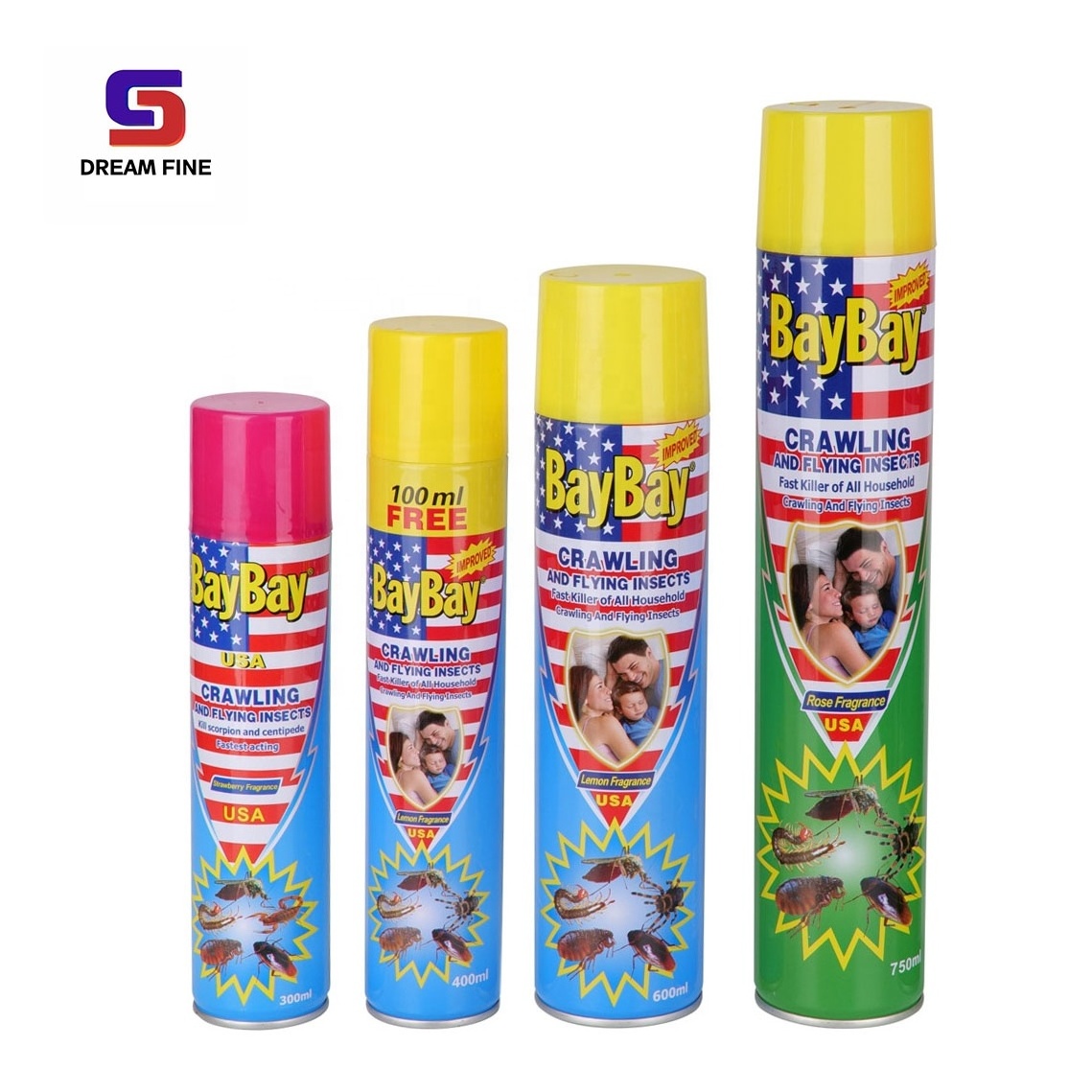 Pyrethrum Spray Indoors Pest Control Cockroach Mosquito Insect Killer Aerosol Insecticide