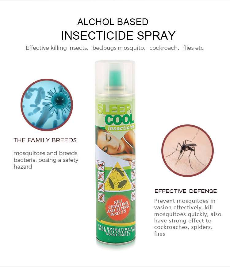 Pyrethrum Spray Indoors Pest Control Cockroach Mosquito Insect Killer Aerosol Insecticide