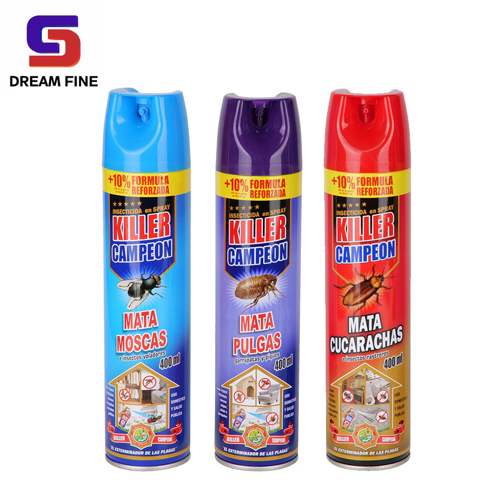 Pyrethrum Spray Indoors Pest Control Cockroach Mosquito Insect Killer Aerosol Insecticide