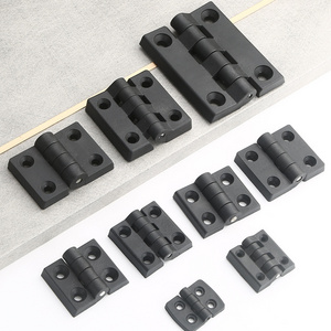 Bulk Small Mini Ball Bearing Concealed Constant Friction Torque Hinge Industrial Toolbox Black Plastic ABS Nylon Hinge