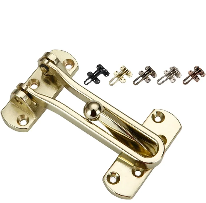 Hotel Home Childproof Door Bolt Durable Zinc Alloy Fire Security Sliding Hasp Clasp Gate Lock Door Bolt Latch