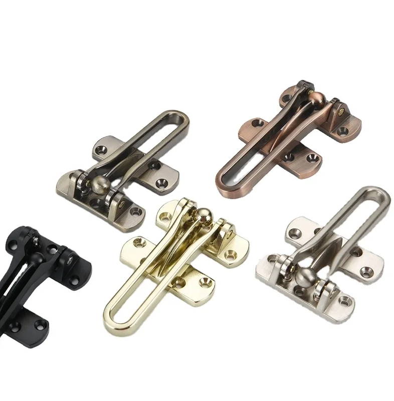 Hotel Home Childproof Door Bolt Durable Zinc Alloy Fire Security Sliding Hasp Clasp Gate Lock Door Bolt Latch