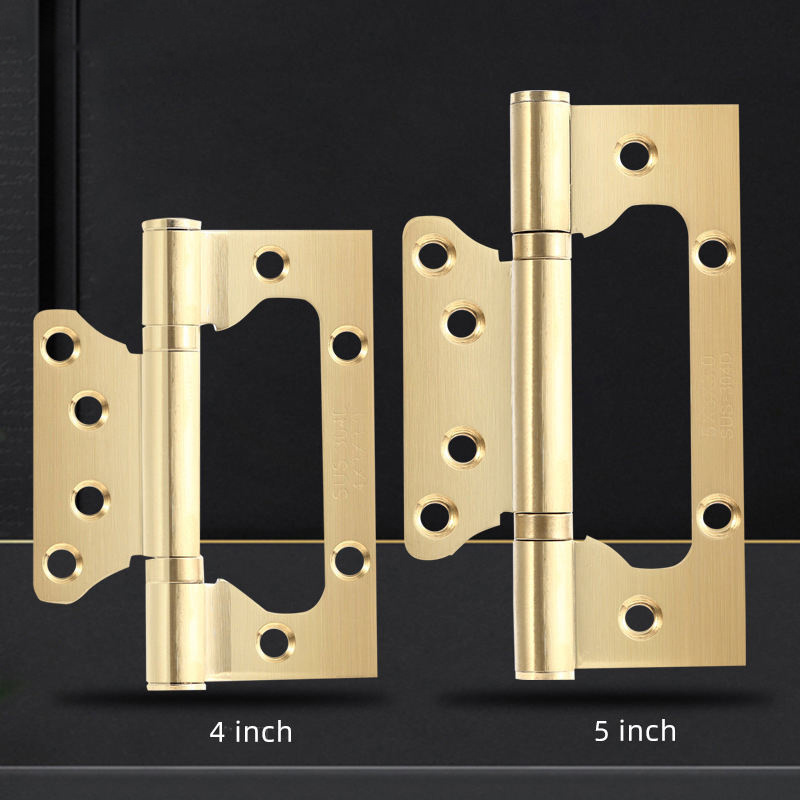 Factory Outlet High Quality Stainless Steel Hinges 4 5 Inch Butterfly Double Swing Ball Bearing SS Door Butt Hinges