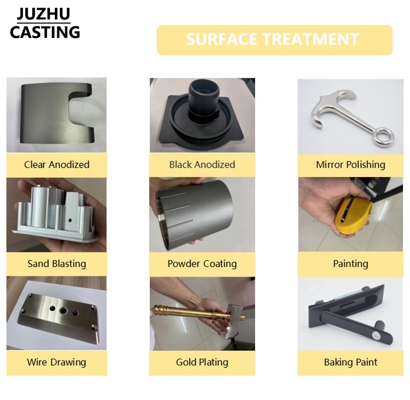 Juzhu Metal Stainless Steel Zinc Aluminum Die Cast Parts Service OEM Zamac Magnesium Alloy Die Casting Products