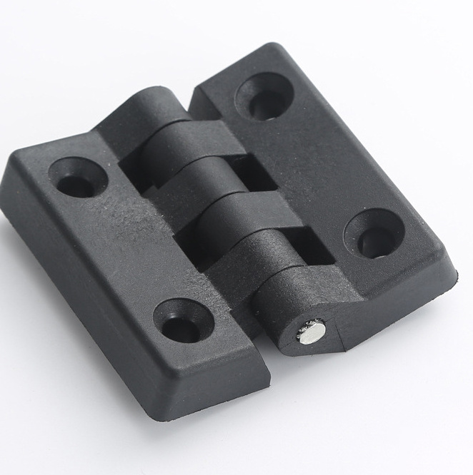 Bulk Small Mini Ball Bearing Concealed Constant Friction Torque Hinge Industrial Toolbox Black Plastic ABS Nylon Hinge