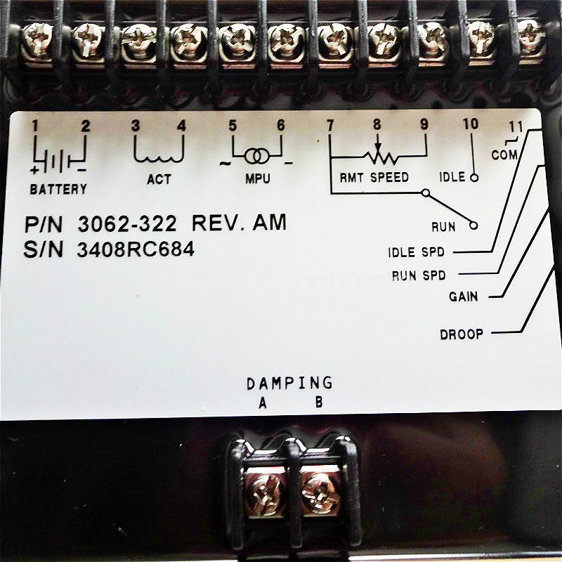 19 QSK19 KTA19 Diesel Engine Parts Engine Speed Controller EFC Generator Control Panel 3062322 3044196 for cummins