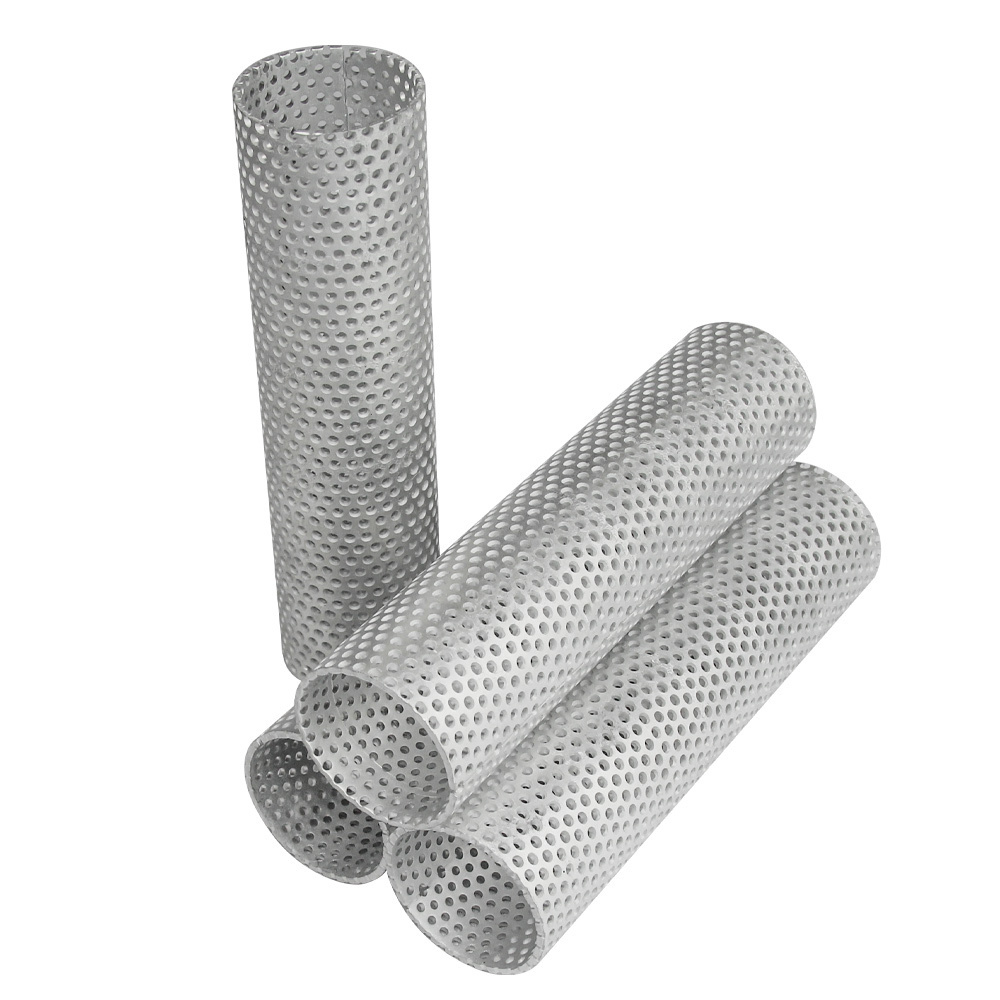 AISI 304 316l multi-layer 10 20 micron stainless steel wire mesh filter tube pleated filter cartridge