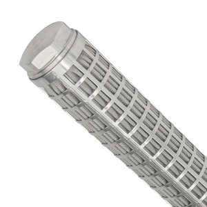 High Quality 304 316 woven 220 micron stainless steel filter cartridge